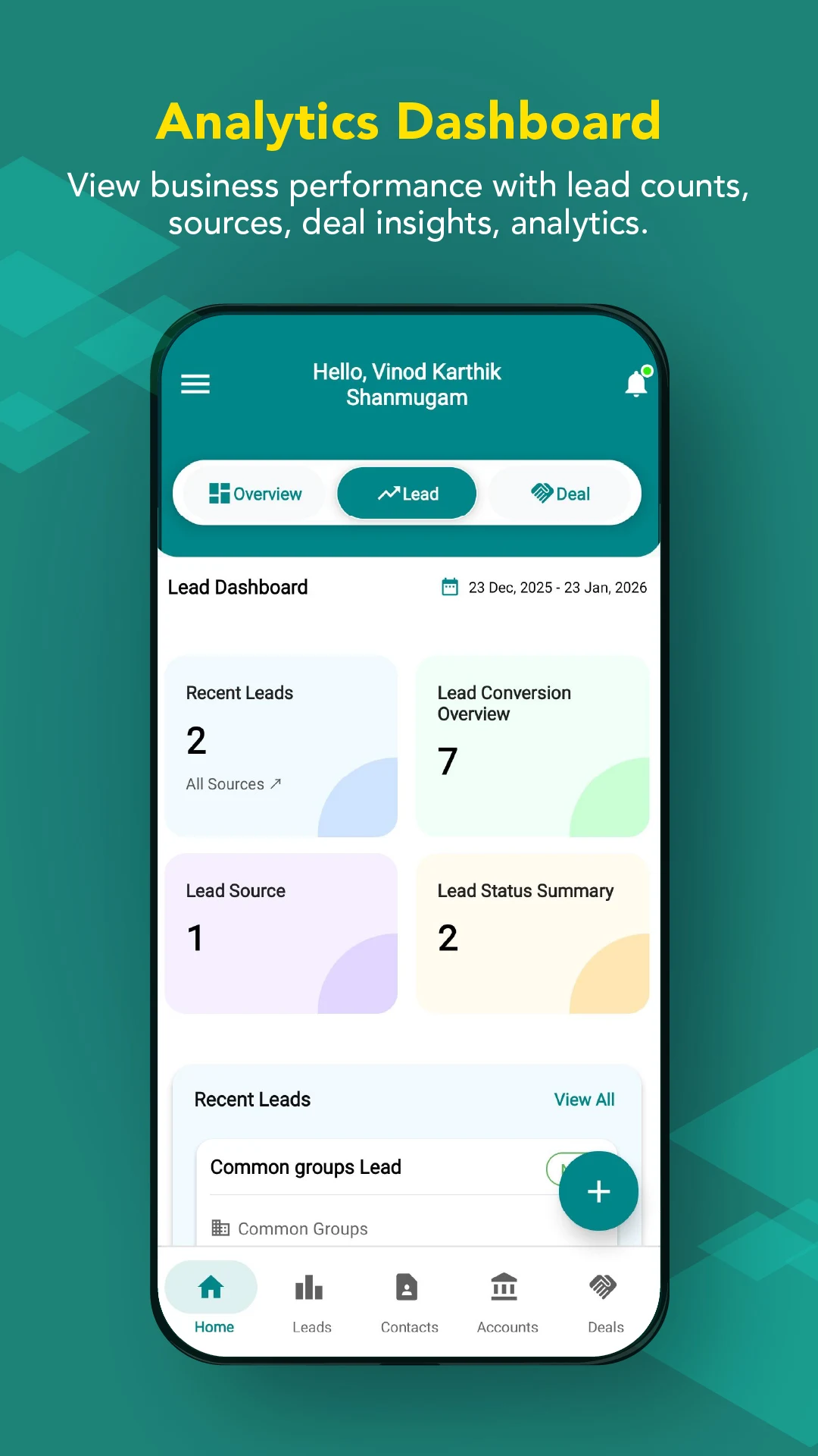 INFOTECH CRM screenshot